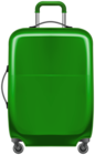 Trolley Bag Green PNG Clipart