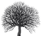 Black Art Tree PNG Clip Art