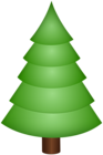 Green Deco Pine Tree PNG Clipart