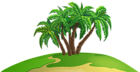 Palm Island PNG Clip Art Image