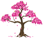 Pink Tree PNG Clipart Image