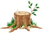 Transparent Tree Stump PNG Clipart