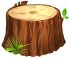 Tree Stump PNG Clipart Image