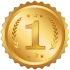 First Place Medal Badge Clipart Image