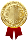 Golden Medal PNG Clipart Image