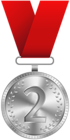 Silver Medal PNG Clip Art Image