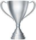 Silver Trophy Cup Award Transparent PNG Clip Art Image