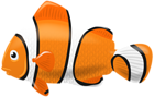 Fish Clown PNG Clip Art Image