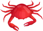Red Crab Transparent Clipart
