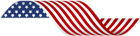 American Flag Decor PNG Clip Art