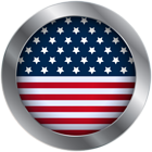 American Oval Flag PNG Clip Art Image