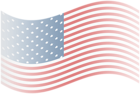 Transparent USA Flag PNG Clipart