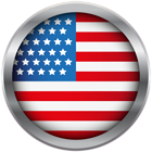 USA Flag Decoration Transparent PNG Clip Art Image