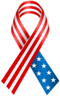 USA Ribbon PNG Clip Art Image