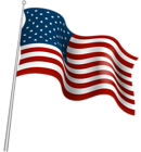 USA Waving Flag PNG-Clipart