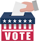 US Red Vote Ballot Box PNG Clipart