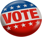 US Vote Red Badge PNG Clipart