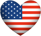 United States Heart Flag PNG Clipart