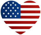 United States Heart PNG Transparent Clipart