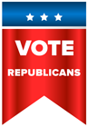 Vote Republicans PNG Clip Art Image