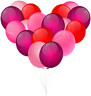 Ballon Heart Transparent PNG Clip Art