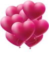 Balloons Hearts Clip Art PNG Image