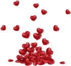 Bunch of Hearts PNG Picture