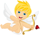 Cupid with Bow PNG Clip Art Image