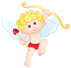 Cute Blonde Cupid PNG Clipart