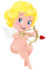 Cute Cupid Angel PNG Clipart Image