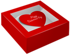 Happy Valentine's Day Box PNG Clip-Art Image