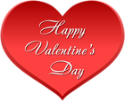 Happy Valentine's Day Heart Clip Art Image