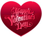 Happy Valentine's Day Heart PNG Clip Art Image