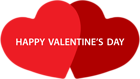 Happy Valentine's Day Hearts PNG Clip Art