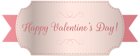Happy Valentine's Day Label PNG Clip Art Image