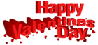 Happy Valentine's Day Transparent PNG Clip Art Image