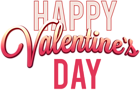 Happy Valentine's Day Text PNG Clipart