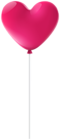 Heart Balloon Pink Transparent Image