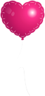 Heart Balloon Pink Transparent PNG Clipart