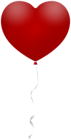 Heart Balloon Transparent Red Clipart