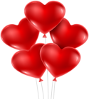 Heart Balloons PNG Clip Art Image