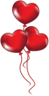Heart Balloons Transparent PNG Clip Art