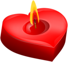 Heart Candle Transparent Image