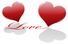 Hearts with Love PNG Clipart Picture