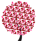 Love Heart Treer PNG Clip Art Image
