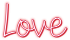 Love Neon PNG Clipart