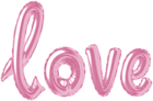 Love Pink Foil PNG Clipart