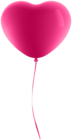 Pink Heart Balloon Deco PNG Clipart