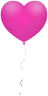 Pink Heart Balloon PNG Transparent Clipart