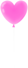Pink Heart Balloon Transparent Clipart